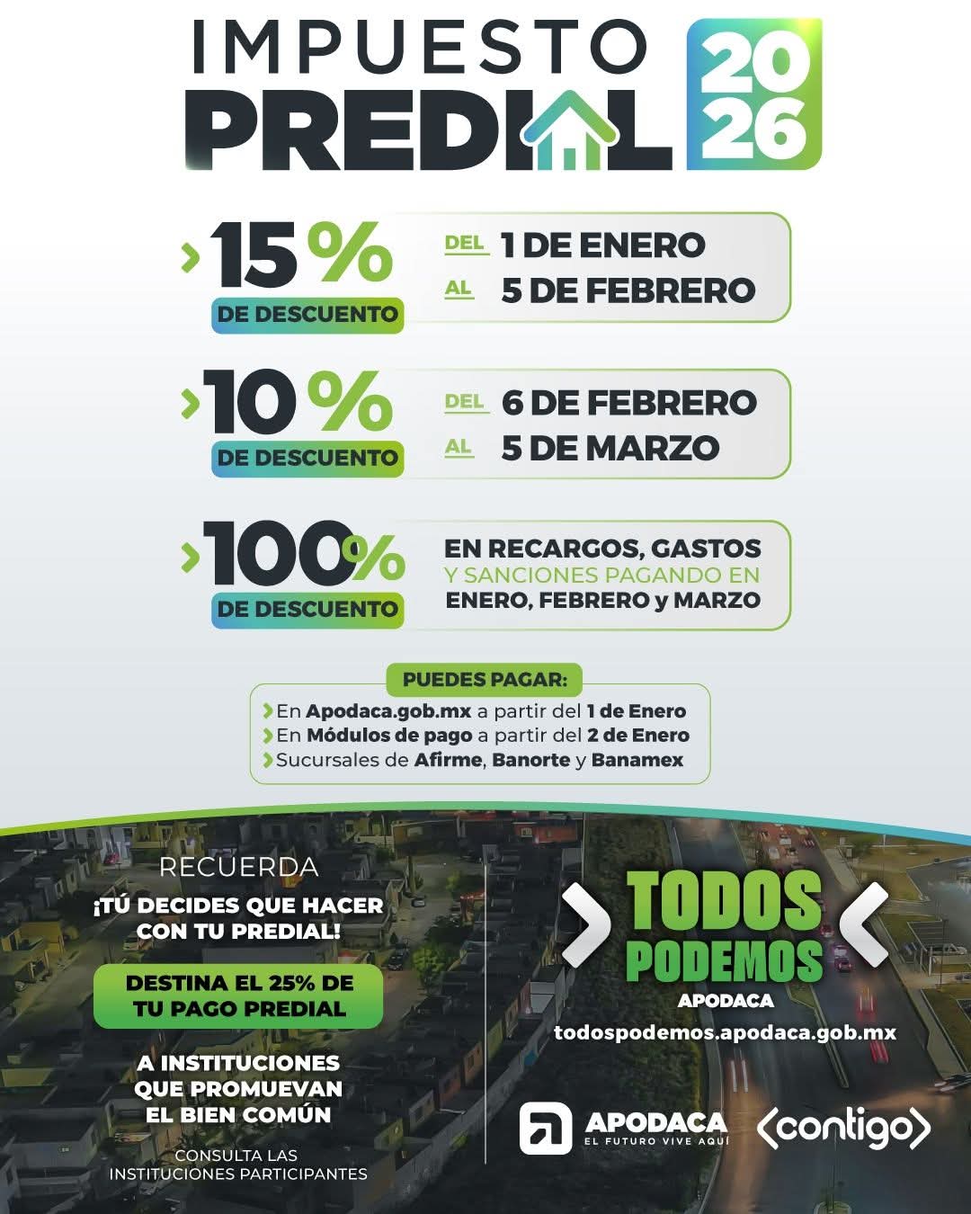 Predial 2026